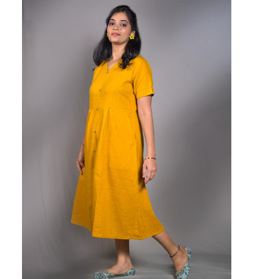 Mustard Yellow Half ...