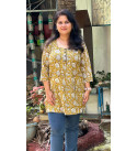 Yellow Kalamkari