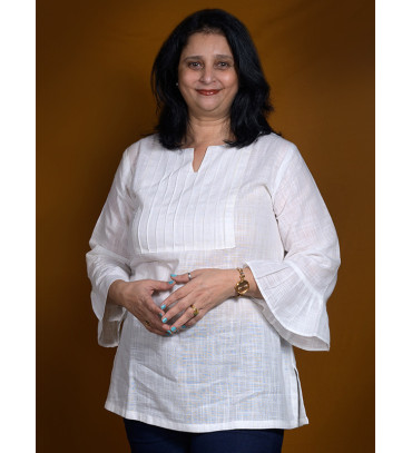 White Pintux Short t...